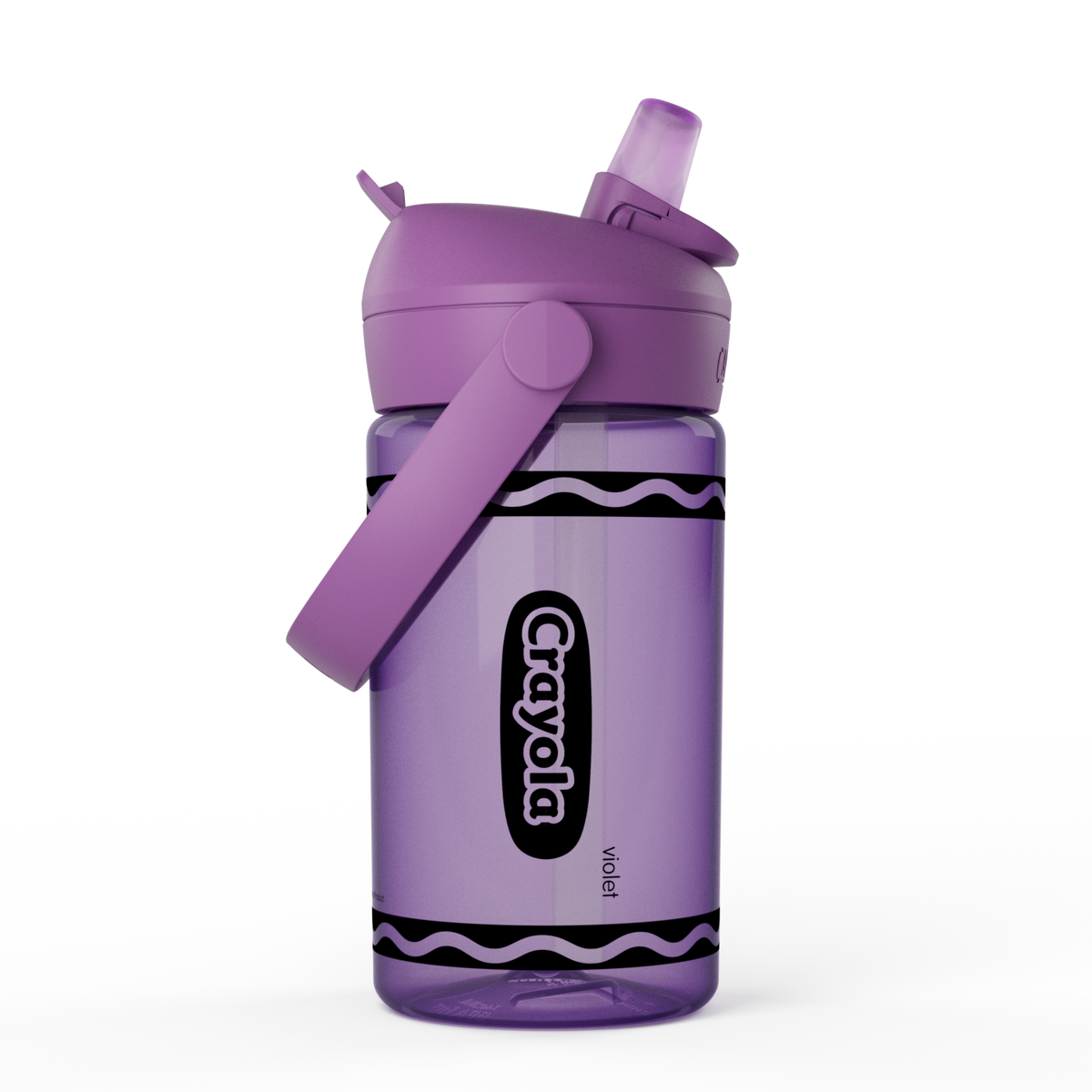 Crayola 14oz Flip Straw Bottle T3