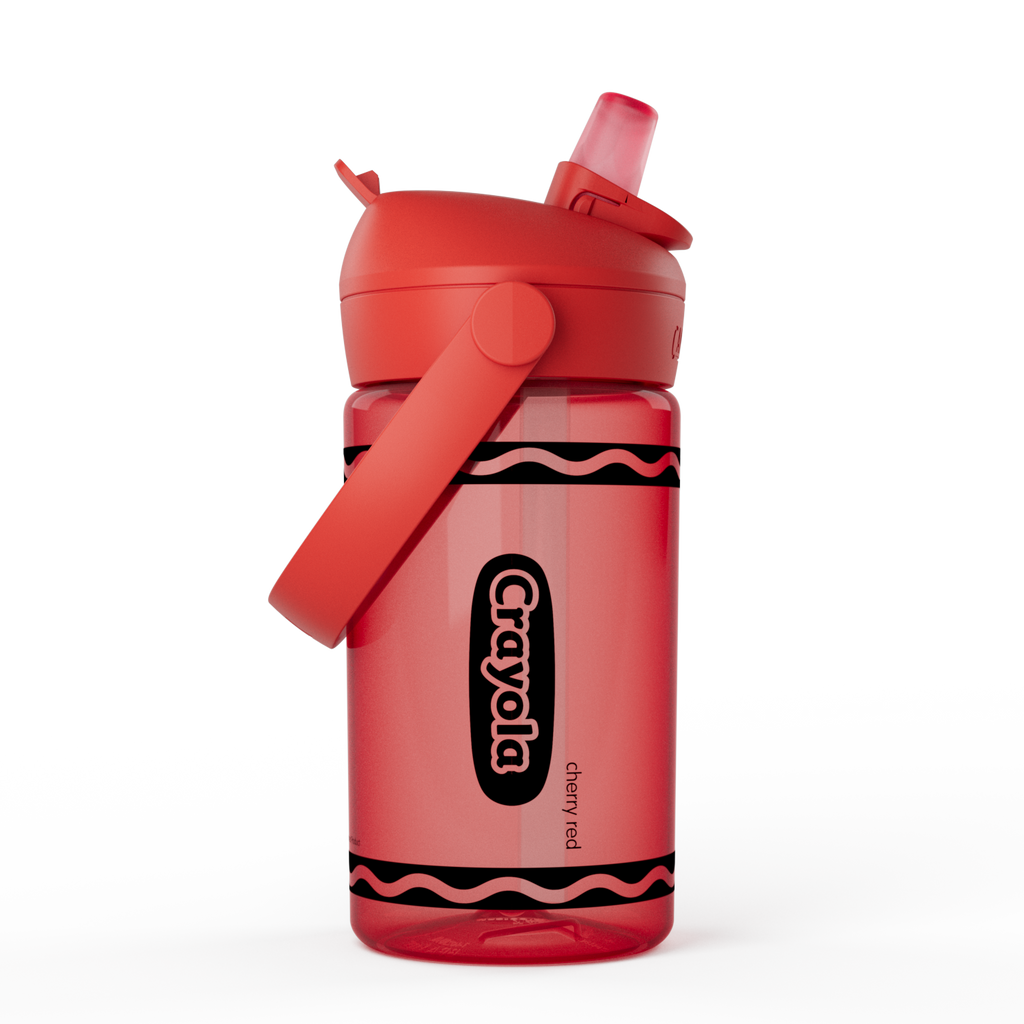 Crayola 14oz Flip Straw Bottle